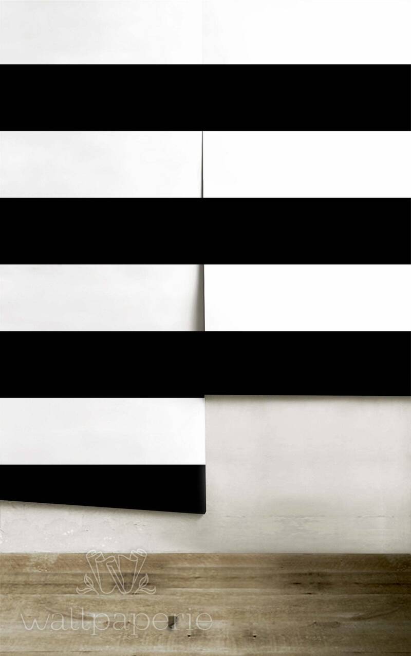 Bold Black and White Stripes