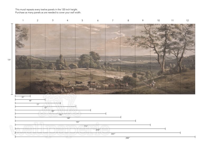 English Pastoral Mural