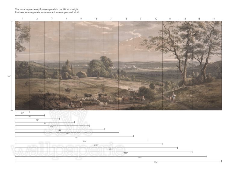 English Pastoral Mural