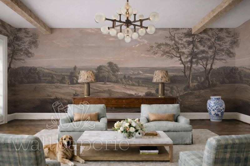 English Pastoral Mural