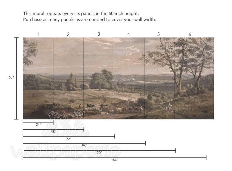 English Pastoral Mural