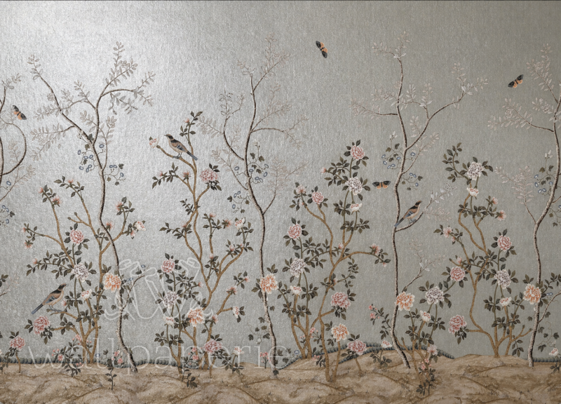 Giverny Mural  | Metallic