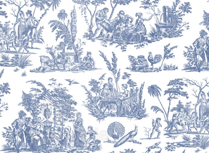 Marseilles Toile | Willow Ware Blue