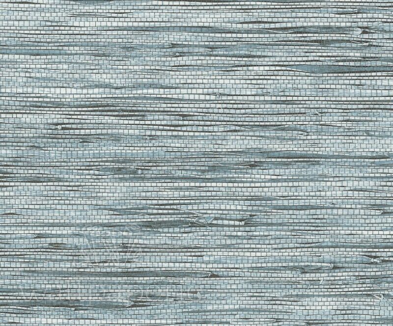 Faux Grasscloth | Spa Blue