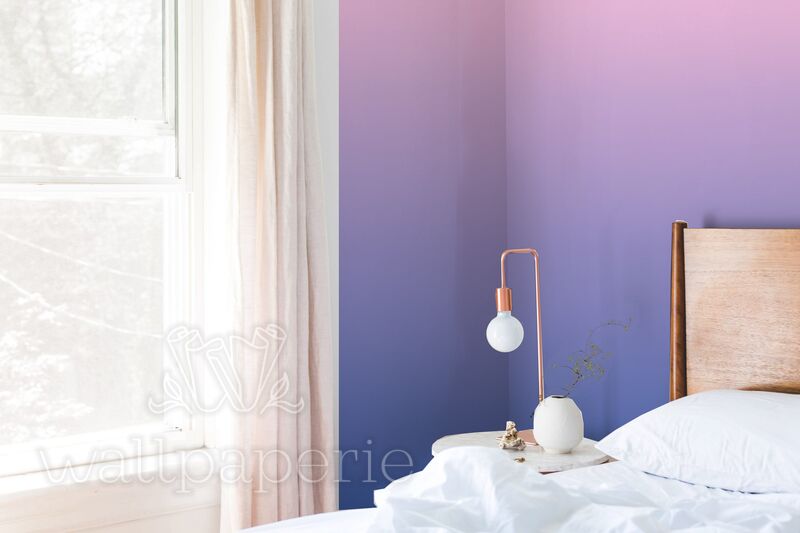 Fade to Pink Blue Ombre