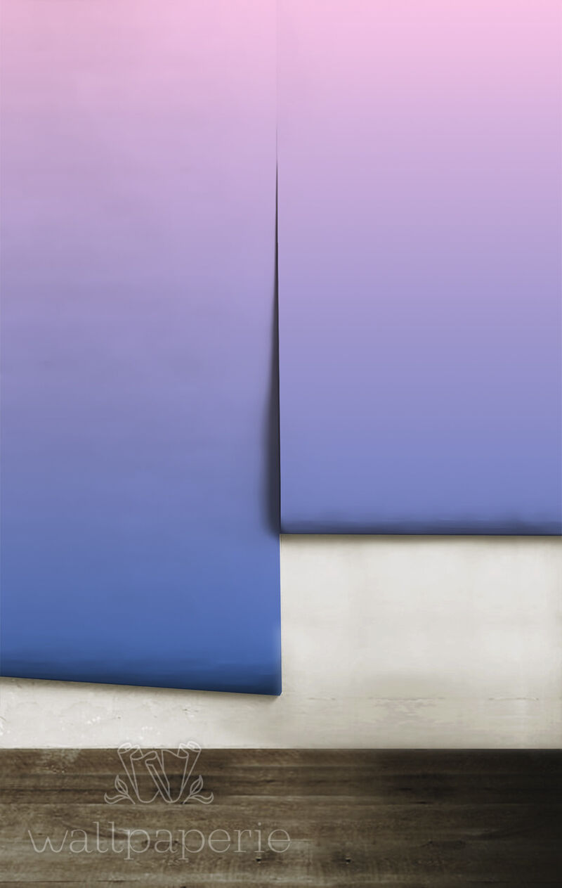 Fade to Pink Blue Ombre