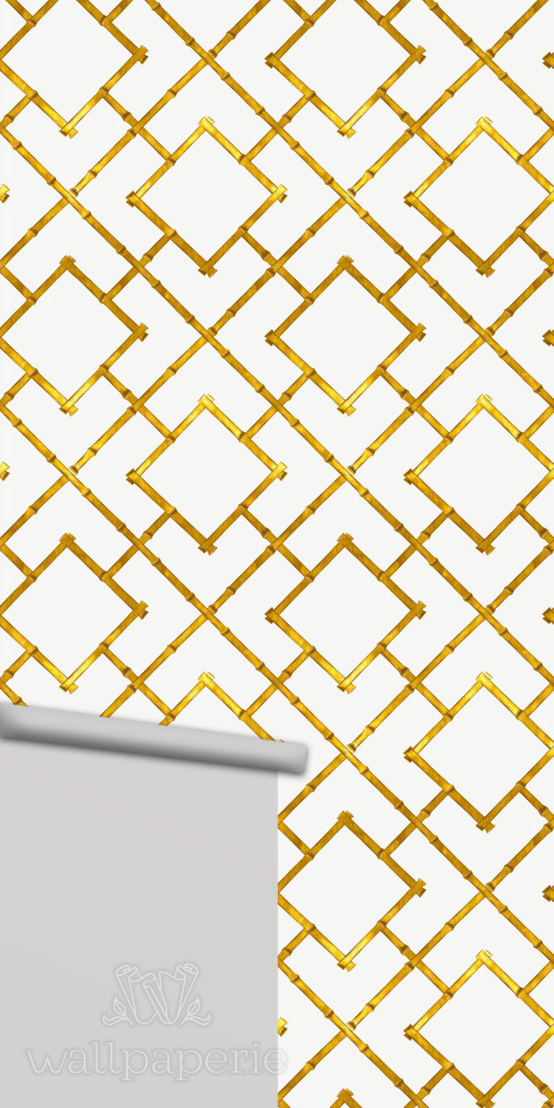 Bamboo Trellis | Gilt