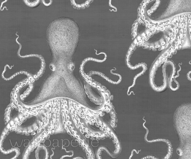 Octopus Charcoal on Smoke
