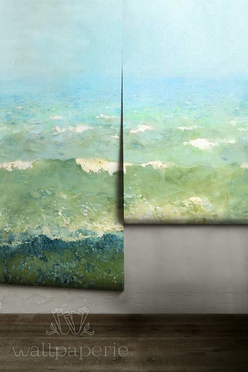 Painterly Coastal Mural