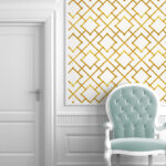 Bamboo Trellis | Gilt