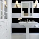 Bold Black and White Stripes